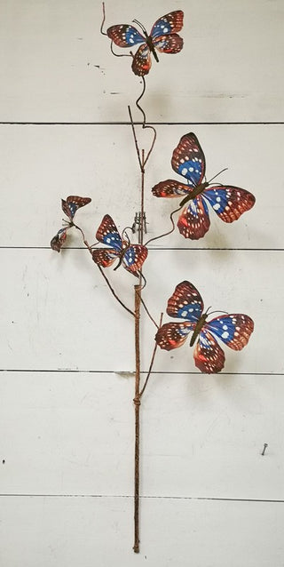37" Butterfly Spray Brown