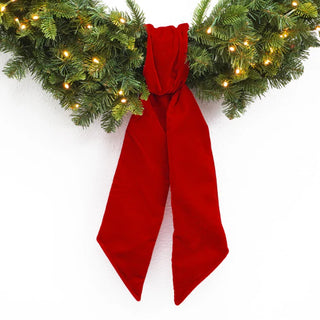 4.5" Velvet Wreath Sash