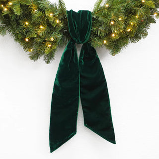 4.5" Velvet Wreath Sash