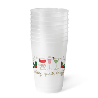 Holiday Spirits Frost Flex Cup 20oz (Set of 8)