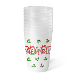 Merry Mahjong Frost Flex Cup 20oz (Set of 8)