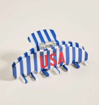 USA Word Up Claw Clip