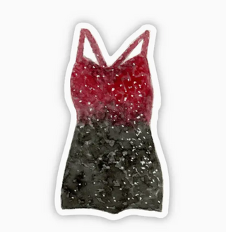 Taylor Swift Red Costume Sticker