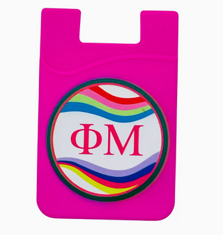 Phi Mu Cell Phone Wallet