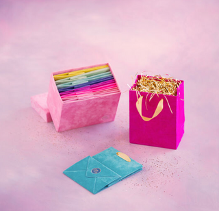 Patisserie Flocked Bags Set of 10 ( 10"x 8" x 5.5")