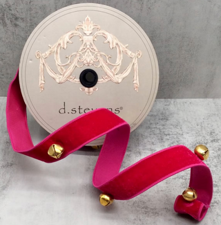 Hot Pink Velvet Jingle Bells