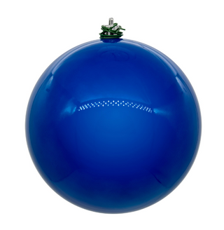 6" Blue Pearl Ball Ornament