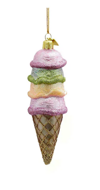 Noble Gems™ Ice Cream Cone Ornament