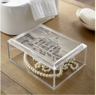 Rectangular Box w/ 5X7 Photo Frame Lid