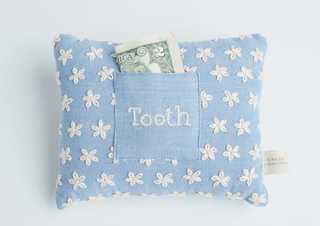 Handwoven Floral Tooth Fairy Pillow