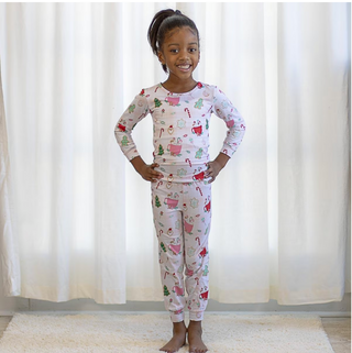 Kid's Baking Spirits Bright Long Sleeve Pajamas