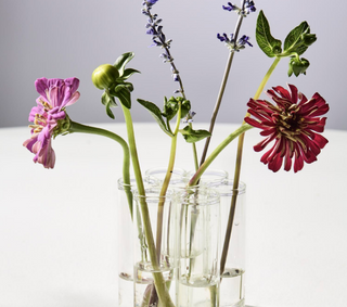 S/7 Connected Tube Flower Vases / Arranger in Gift Box