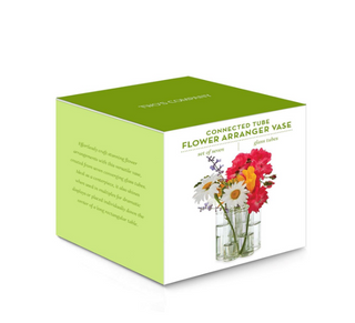 S/7 Connected Tube Flower Vases / Arranger in Gift Box