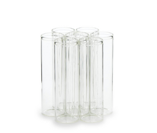 S/7 Connected Tube Flower Vases / Arranger in Gift Box