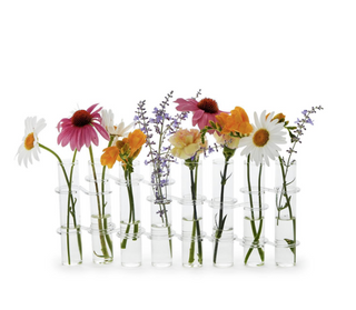 S/8 Hinged Tube Flower Vase / Arranger in Gift Box