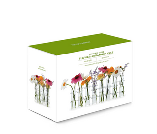 S/8 Hinged Tube Flower Vase / Arranger in Gift Box