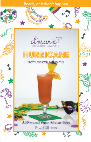 Mardi Gras Hurricane Cocktail Slush Mix