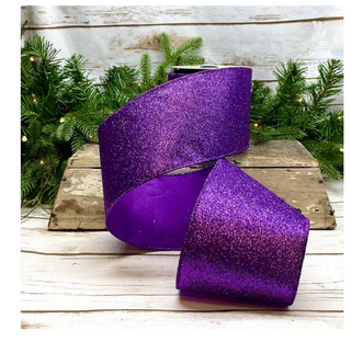 Purple glitter ribbon