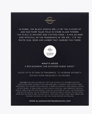 Arabian Nights Car Diffuser Scent Disks