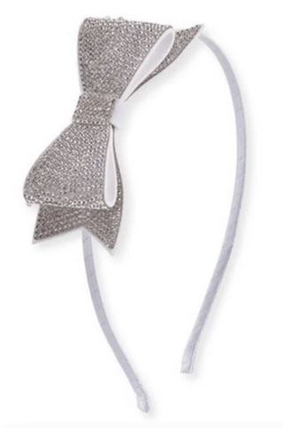 Double Crystal Bow Headband