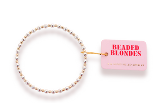 Mini Katy Bracelet in Silver with Gold