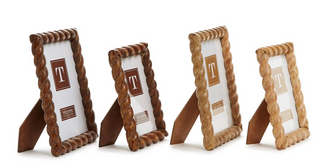 Hand-Carved Twist Photo Frame