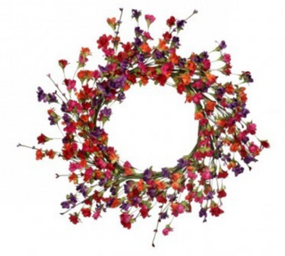 22" Summer Blossom Wreath
