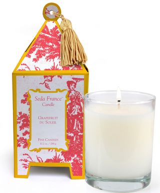 Grapefruit du Soleil Classic Toile Pagoda Box Candle
