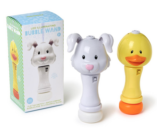 LED Illuminating Bubble Wand Blower in Gift Box