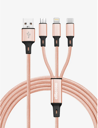 USB-C  3-in-1 Charging Cable 10 FT