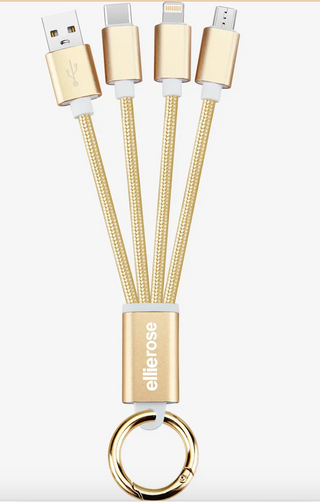 3-in-1 Charging Cable Keychain
