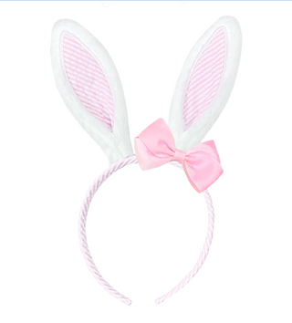 Kid's Seersucker Bunny Ears