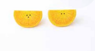 Orange Salt and Pepper shakers