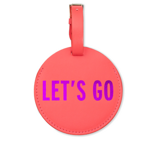 Luggage Tag (Circle), Let's Go