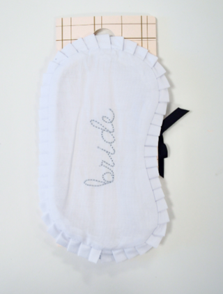 Abby Ruffle Eye Mask Bride