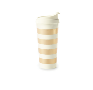 Thermal Mug, Gold Stripe
