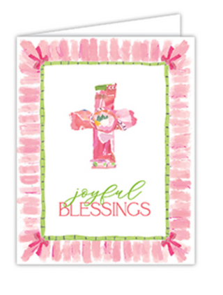 JOYFUL BLESSINGS CROSS GREETING CARD