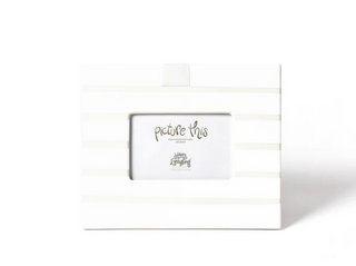 White Stripe Mini Rectangle Frame