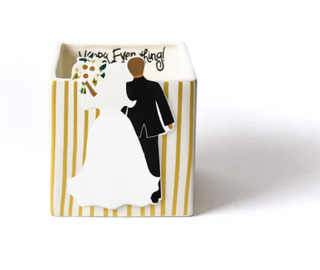 Gold Stripe Mini Nesting Cube