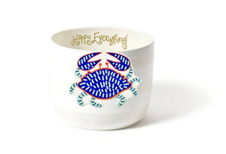 White Stripe Mini Happy Everything! Bowl