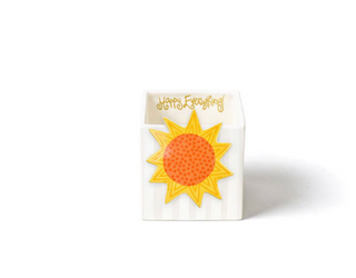 White Stripe Mini Nesting Cube