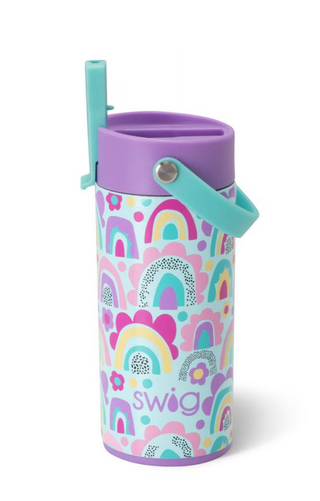 Rainglow Flip + Sip Slim Tumbler 12oz