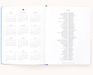 Carolina Dot 2025-2026 Bookbound Weekly Dapperdesk Planner