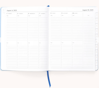 Carolina Dot 2025-2026 Bookbound Weekly Dapperdesk Planner