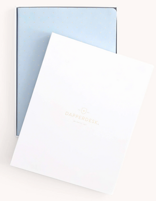 Carolina Dot 2025-2026 Bookbound Weekly Dapperdesk Planner
