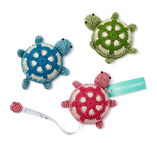 Turtle Hand-Crocheted Measuring Tape