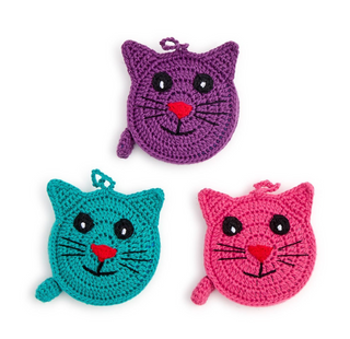 Kitty Kat Hand-Crocheted Measuring Tape