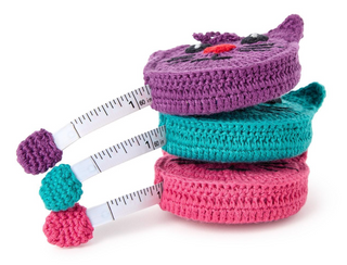 Kitty Kat Hand-Crocheted Measuring Tape