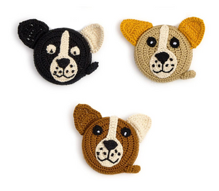 Playful Puppy Hand-Crocheted Measuring Tape