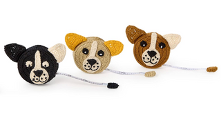 Playful Puppy Hand-Crocheted Measuring Tape